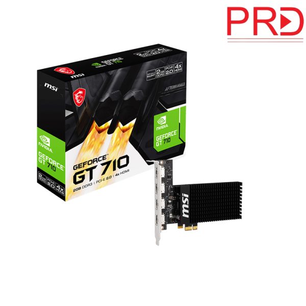 کارت گرافیک ام اس آی مدل MSI GT 710 2GD3H 4HDMI