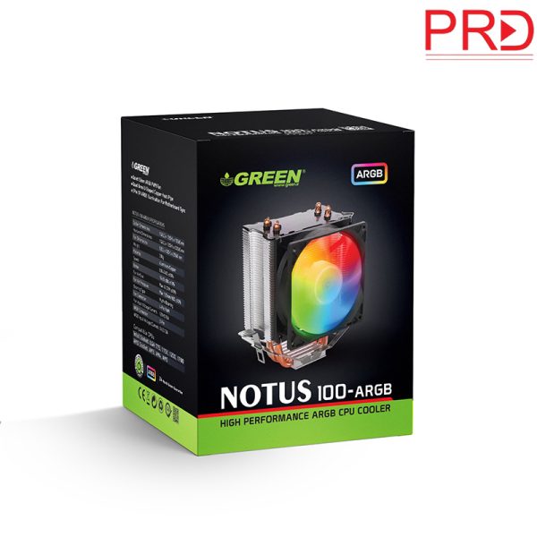 خرید خنک کننده پردازنده Green مدل NOTUS 100-ARGB