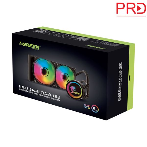 قیمت و خرید خنک کننده پردازنده Green مدل GLACIER 240 ECO-ARGB