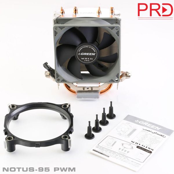 مشخصات خنک کننده پردازنده Green مدل NOTUS 95-PWM