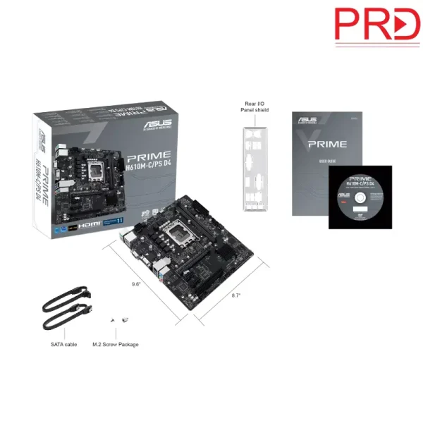 مشخصات مادربرد ASUS مدل PRIME H610 M-C/PS DDR4