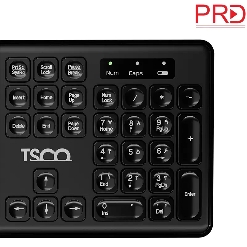 کیبورد بی سیم تسکو مدل TK 7005W 4 مشخصات کیبورد بی سیم تسکو مدل TK 7005W